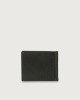 Orciani Frog leather wallet with money clip Black