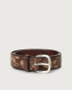 Orciani Stain Soapy leather belt Leather Honey