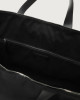 Orciani Eco-logic regenerated nylon and leather holdall Black