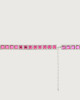 Orciani Smart Crystal jewel belt Stones Fuchsia
