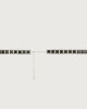 Orciani Smart Crystal jewel belt Black
