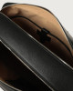 Orciani Timeless boarded leather business bag Leather Black