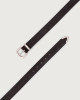 Orciani Lizard printed leather belt 3 cm Leather Chocolate