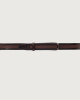 Orciani Bull Soft leather NoBuckle belt Bull hide Chocolate