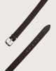 Orciani Hunting suede leather belt 3,5 cm Suede leather Chocolate