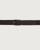 Orciani Hunting suede leather belt 3,5 cm Suede leather Chocolate