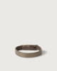 Orciani Bull leather Nobuckle bracelet with gold detail Leather Taupe