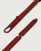Orciani Bull leather Nobuckle belt Leather Red