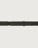 Orciani Micron leather Nobuckle belt Leather Olive green