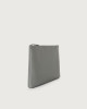 Orciani Micron leather document holder Grained leather Light grey