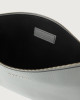 Orciani Micron leather document holder Grained leather Light grey