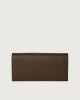Orciani Micron leather envelope wallet with RFID Leather Brown