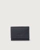 Orciani Soft leather wallet with RFID protectrion Leather Navy