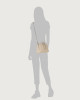 Orciani Chéri Soft leather hand mini bag with shoulder strap Grained leather Ivory