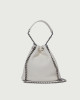 Orciani Nest Soft grained leather mini bucket bag Grained leather White