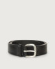 Orciani Bull Soft leather belt Leather Black