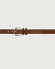 Orciani Amalfi Active suede and fabric belt Canvas, Suede Brown+White