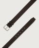 Orciani Amalfi Active suede and fabric belt Canvas, Suede Chocolate+Chocolate