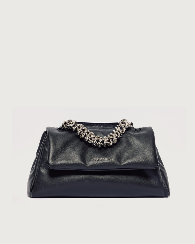 Sveva Longuette Nappa Bold padded leather shoulder bag