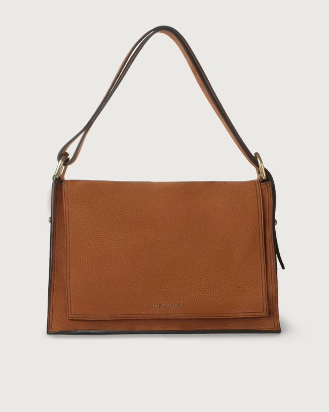ORCIANI Pillow Nabucco nubuck leather shoulder and crossbody bag