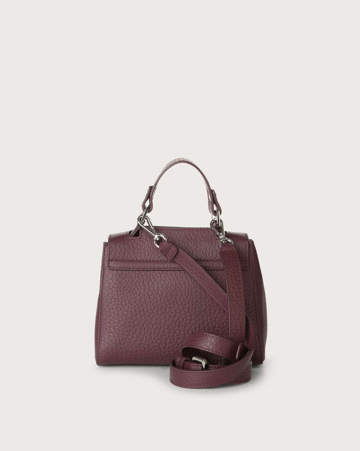 ORCIANI Sveva Soft Mini leather handbag with shoulder strap