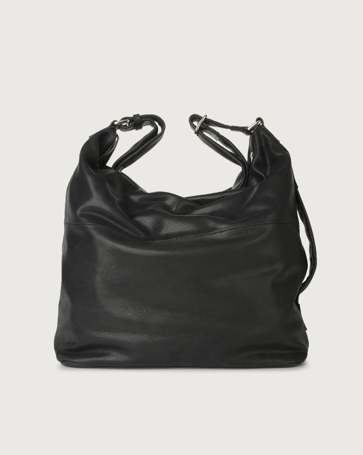 ホアン ORCIANI Chevrette leather crossbody bag. , color Black