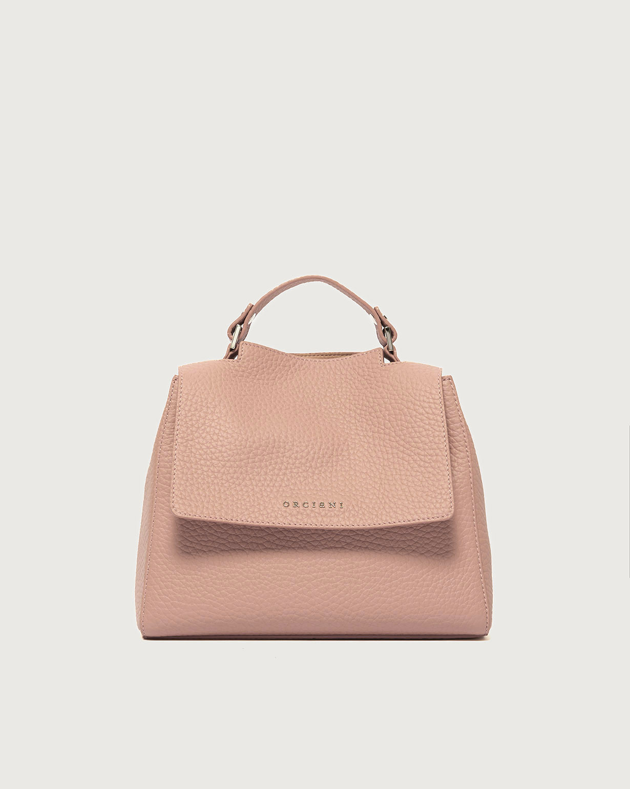 ハンドバッグ ORCIANI Sveva Soft Small leather handbag with shoulder strap