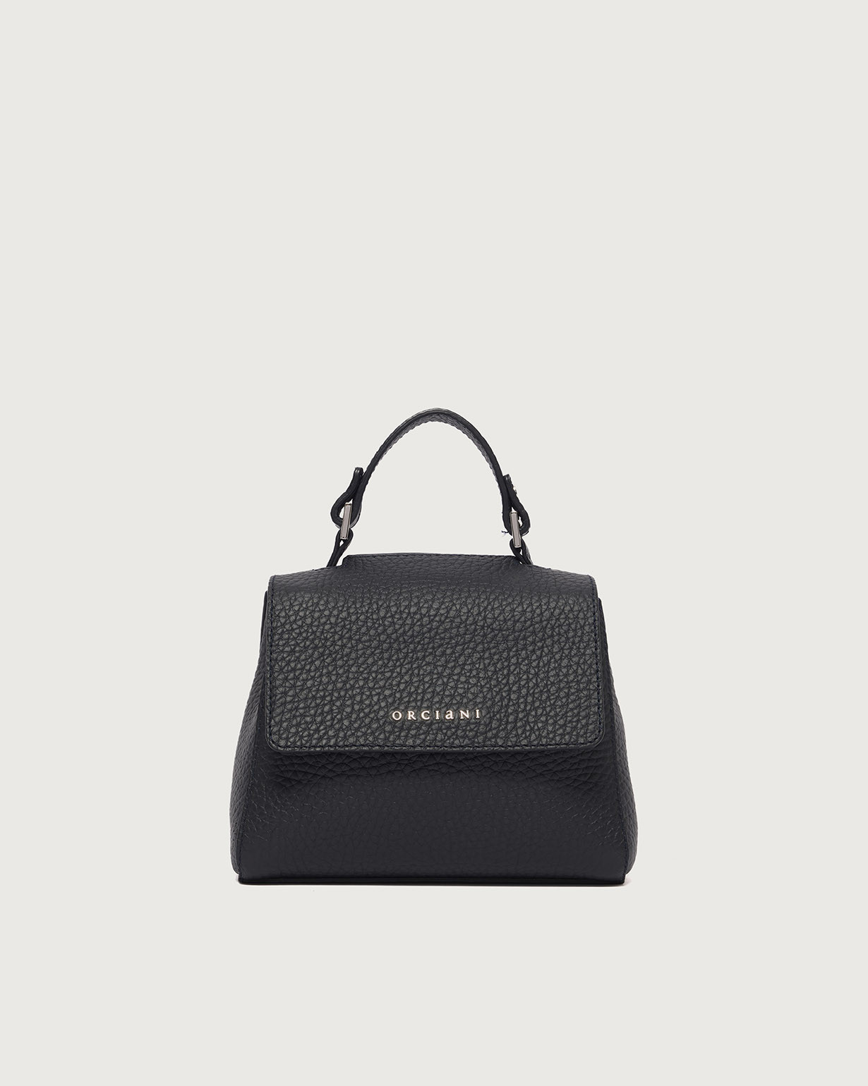 ORCIANI Sveva Soft Mini leather handbag with shoulder strap