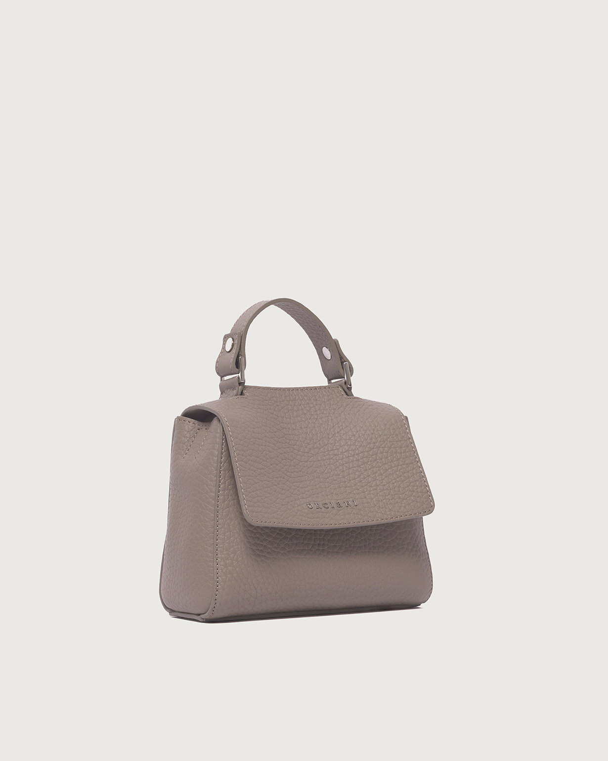 ORCIANI Sveva Soft Mini leather handbag with shoulder strap