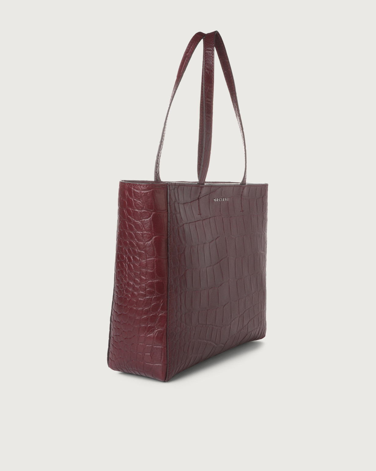 Sac tote effet best sale croco