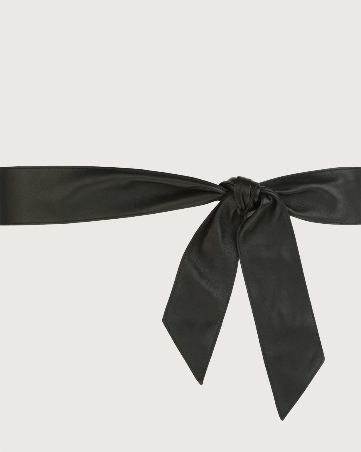 Black satin hot sale sash belt