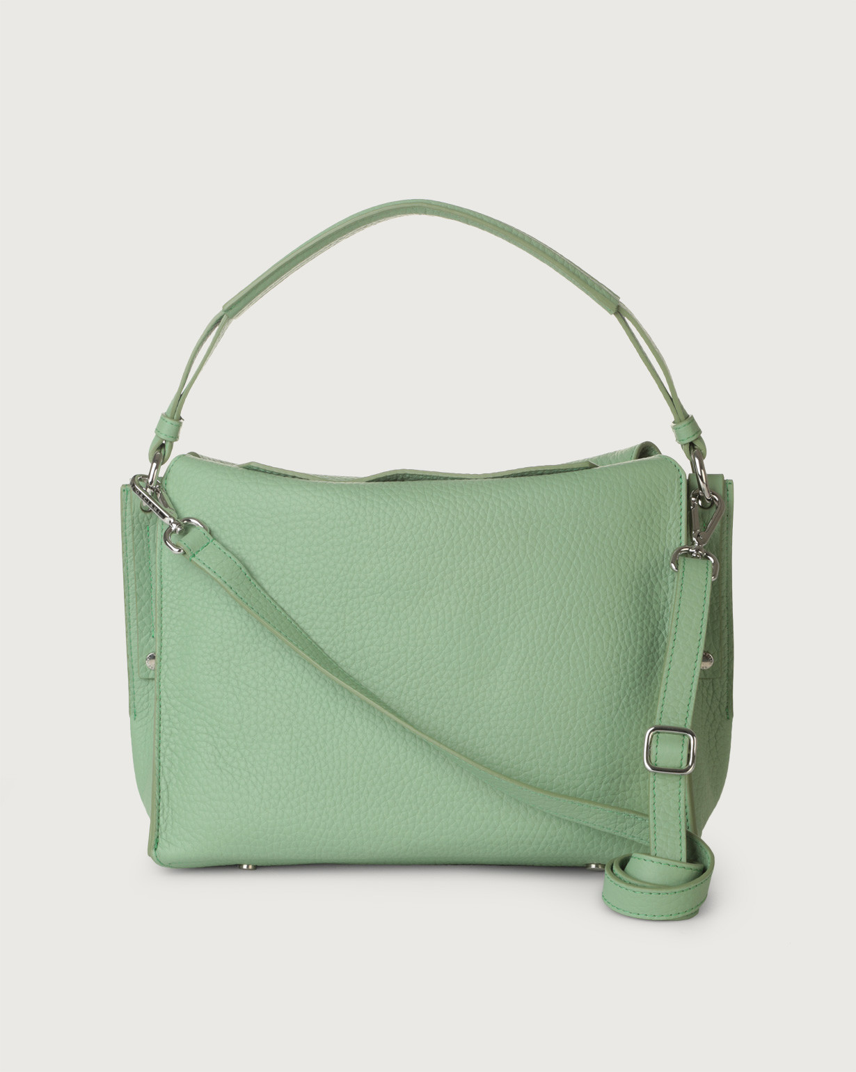 ショルダーバッグ ORCIANI Men Shoulder Bags P00733 GREEN ORCIANI Twenty Soft leather shoulder bag with shoulder strap