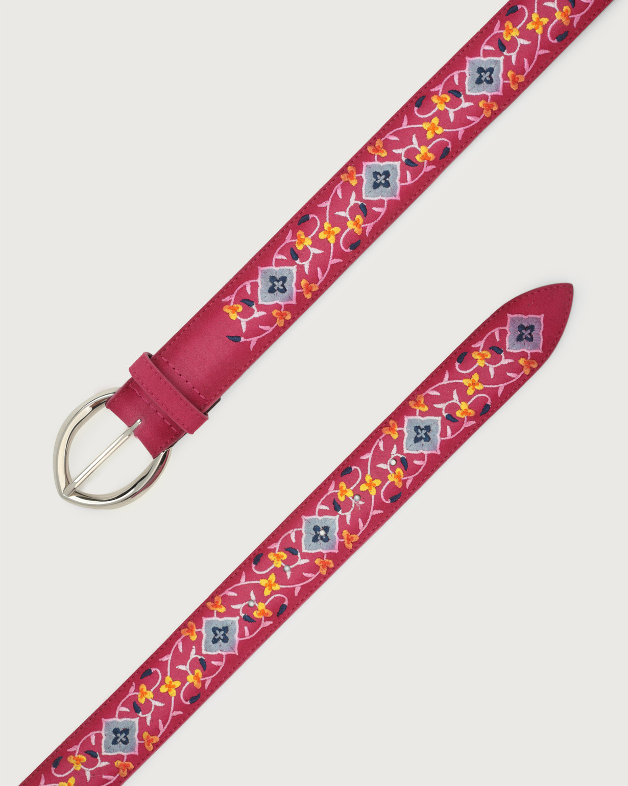 ORCIANI Summer Majolic belt. , color Pink display picture 1