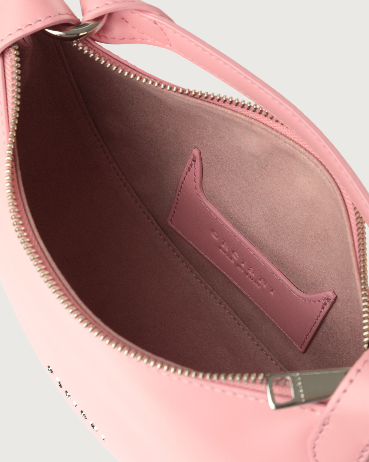 ハンドバッグ ORCIANI Woman Handbag Pink B01999SCB ROSA ORCIANI Dumpling Vanity leather mini bag with strap. , color