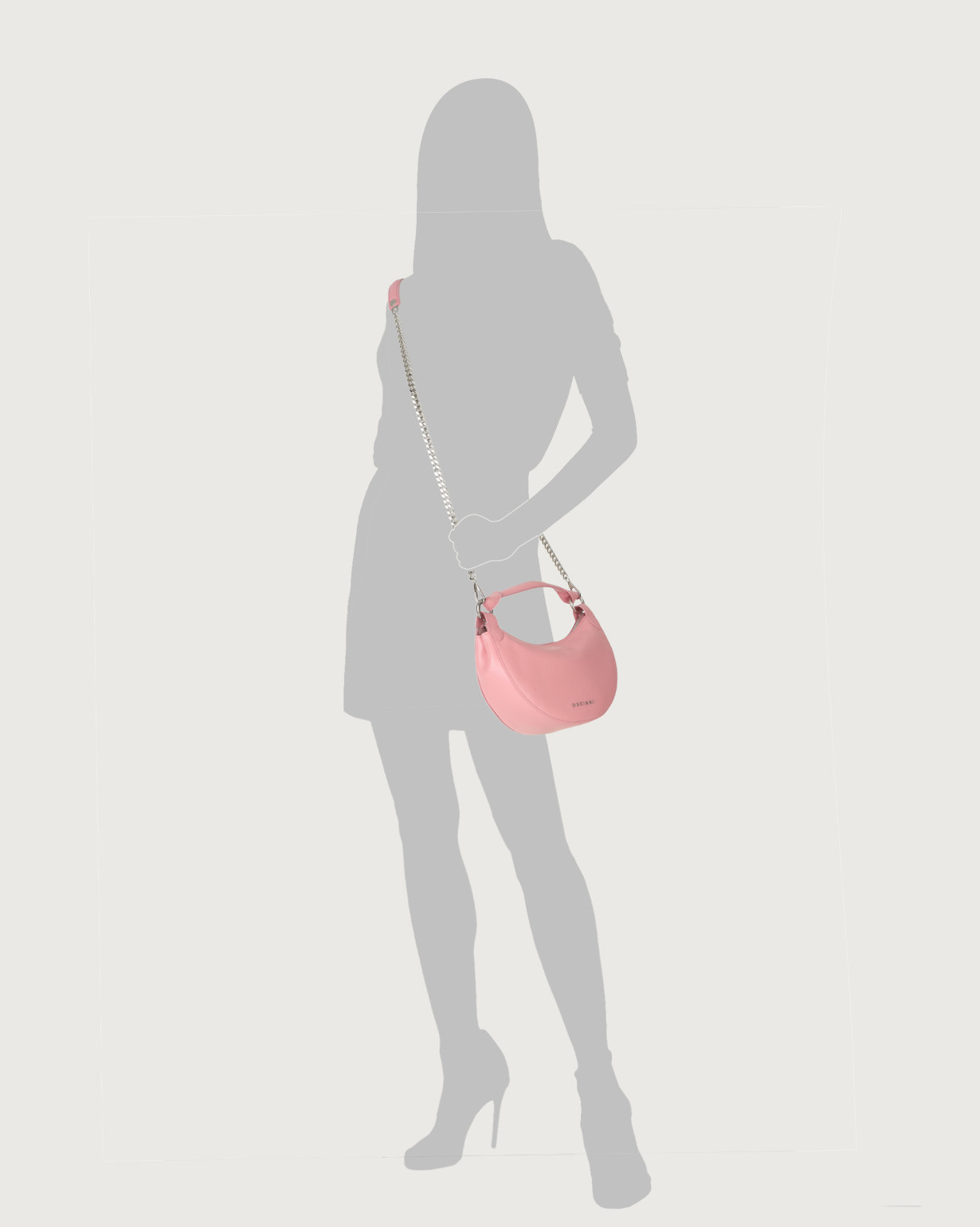 ORCIANI Dumpling Vanity leather mini bag with strap. , color