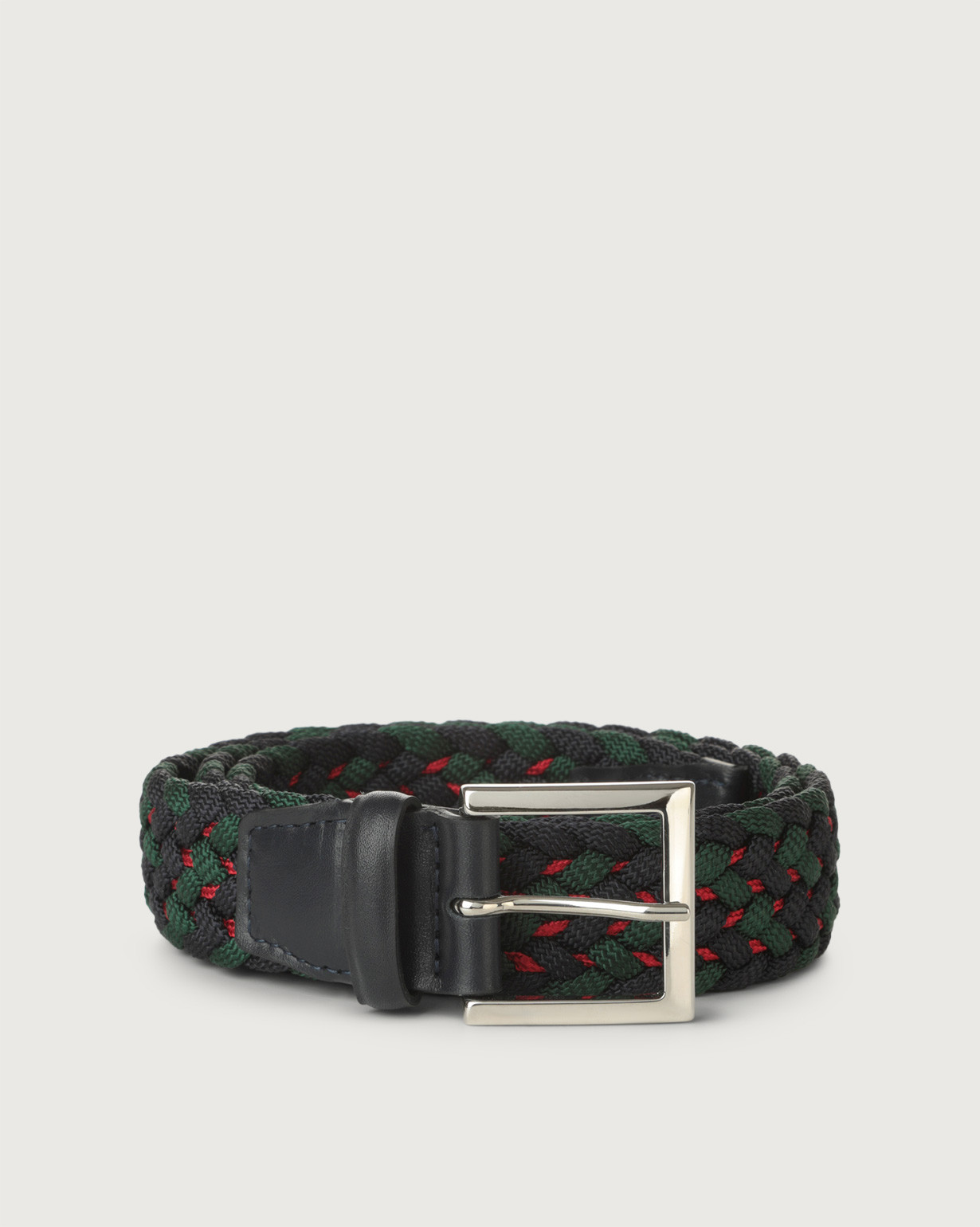 ORCIANI Burlington braided belt. , color NAVY