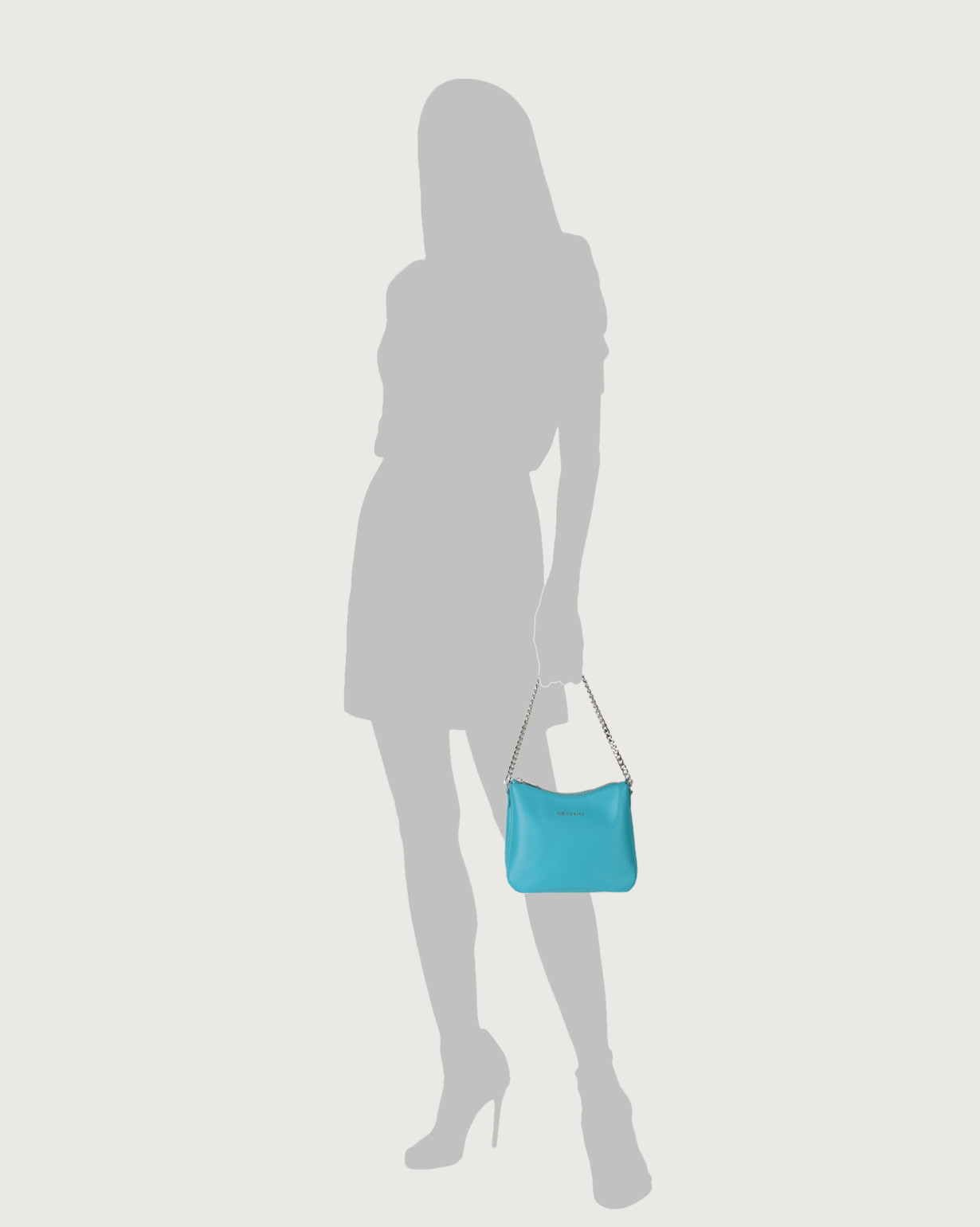 ORCIANI New Moon Vanity mini leather crossbody bag. , color