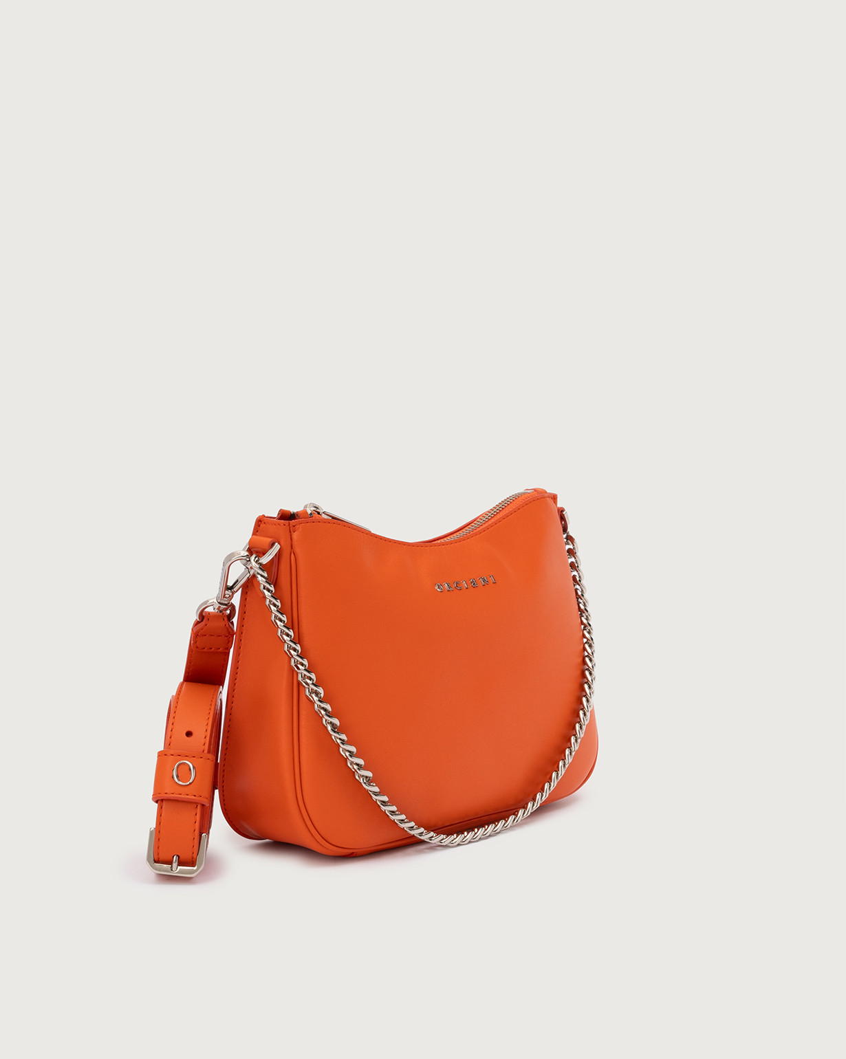 ORCIANI New Moon Vanity mini leather crossbody bag. , color