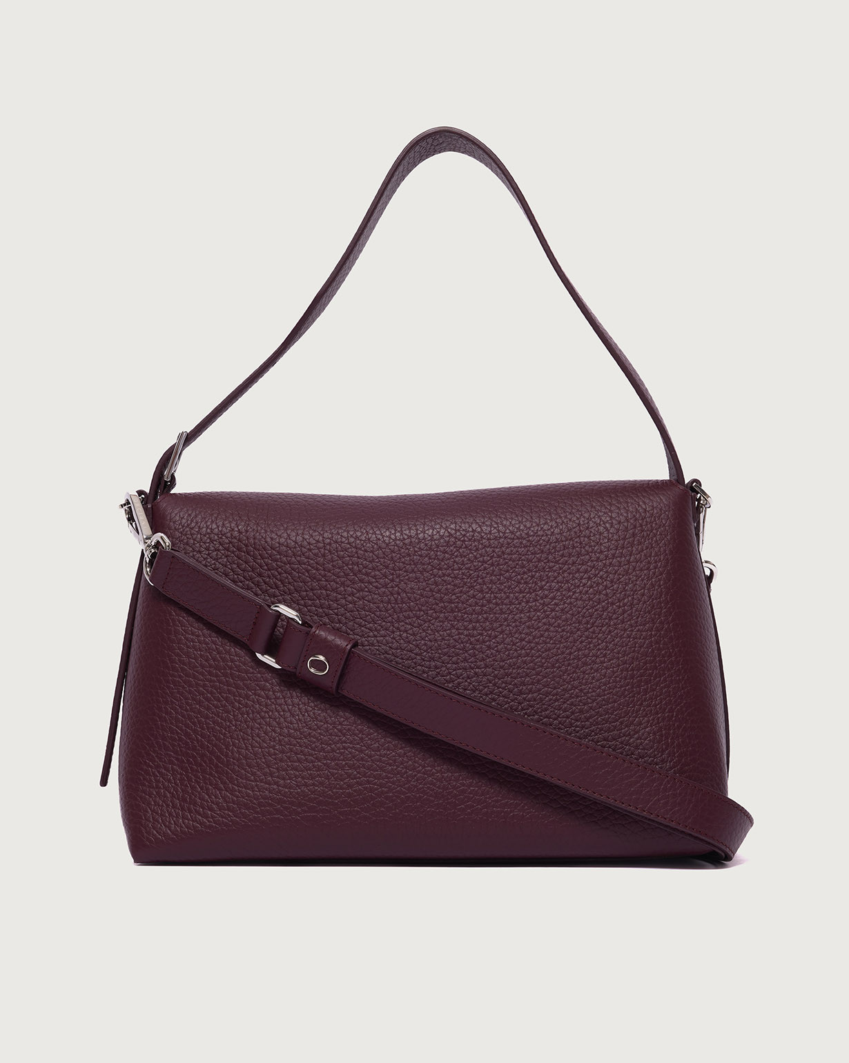 パンプティ・ダンディ ORCIANI Nana Soft Midi leather shoulder bag with strap. , color
