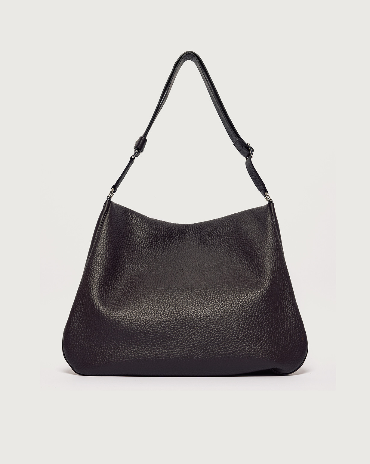 ORCIANI Diana Soft Large hammered leather crossbody bag. , color