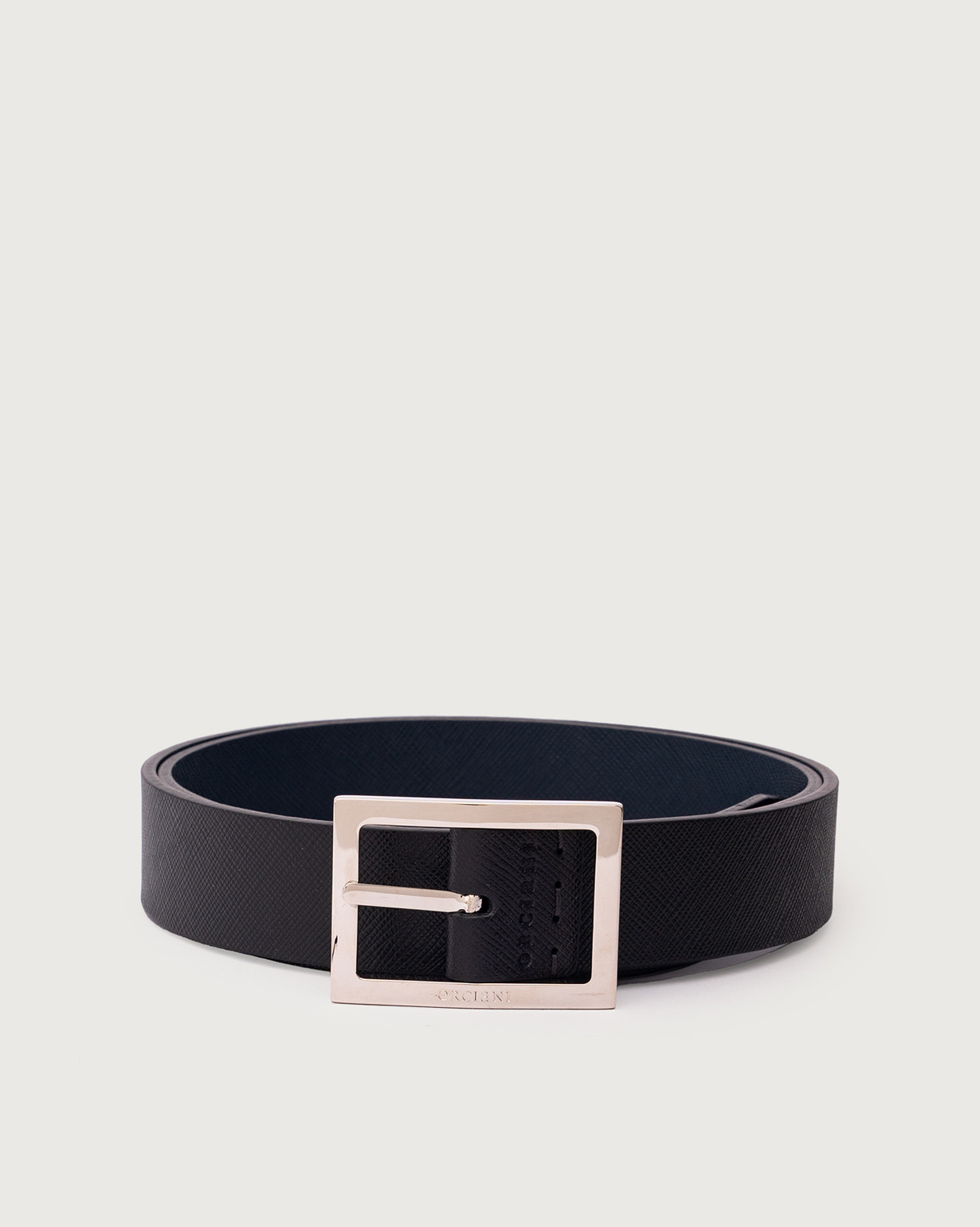 ORCIANI Saffiano Double reversible leather belt 3 cm. , color