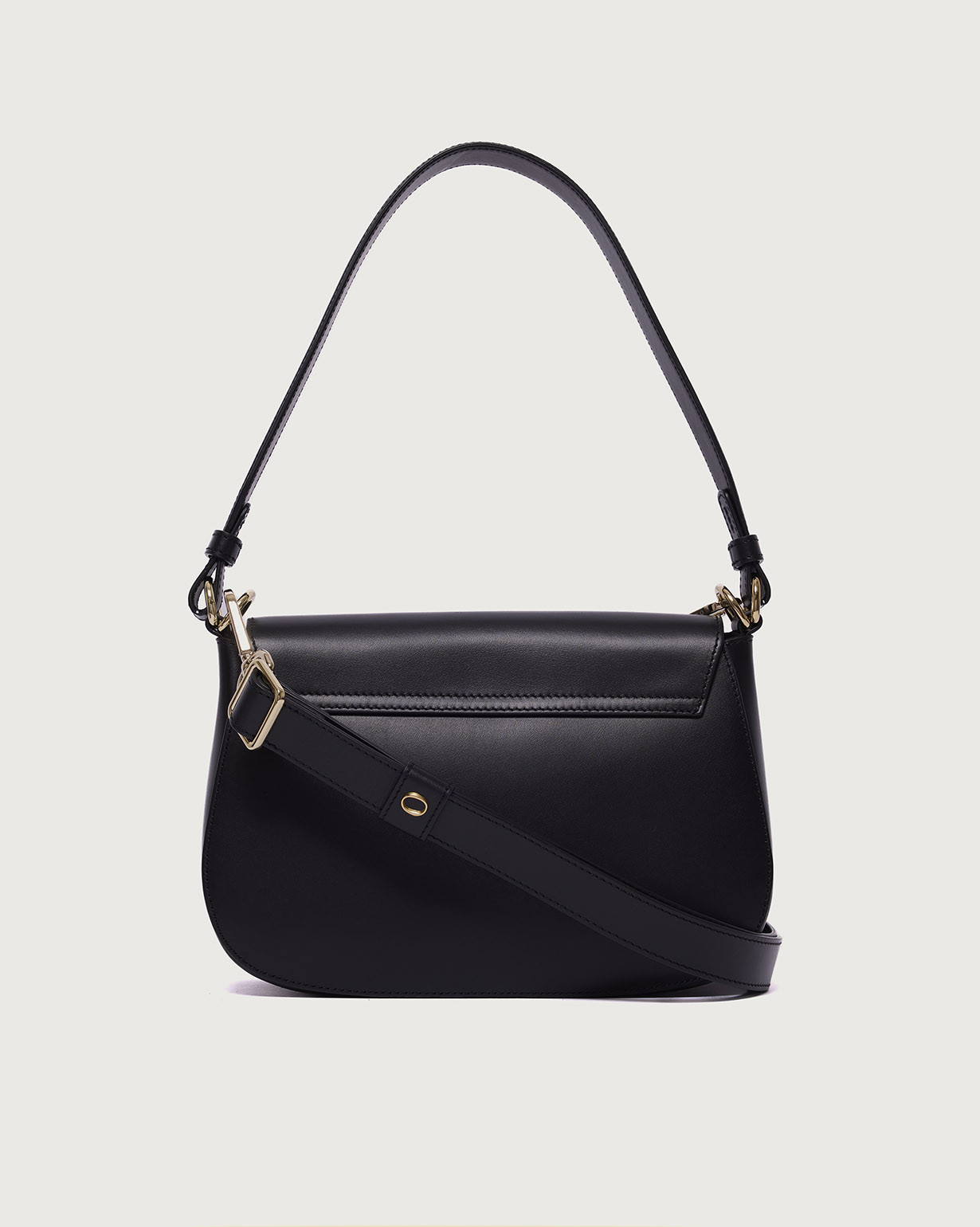 ORCIANI Kate Alba Small leather shoulder bag with strap