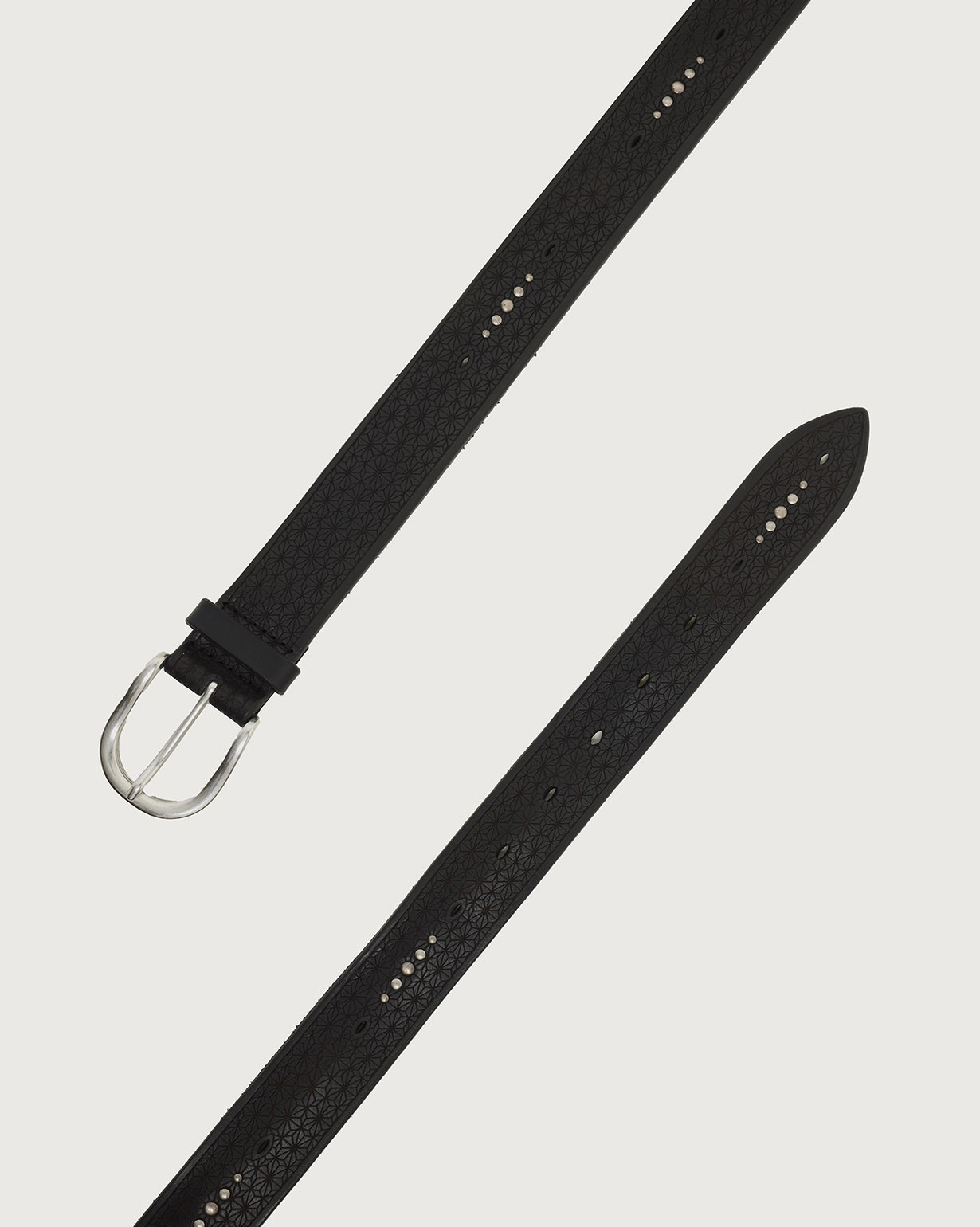 ORCIANI Bull Soft leather belt 3,5 cm. , color Black