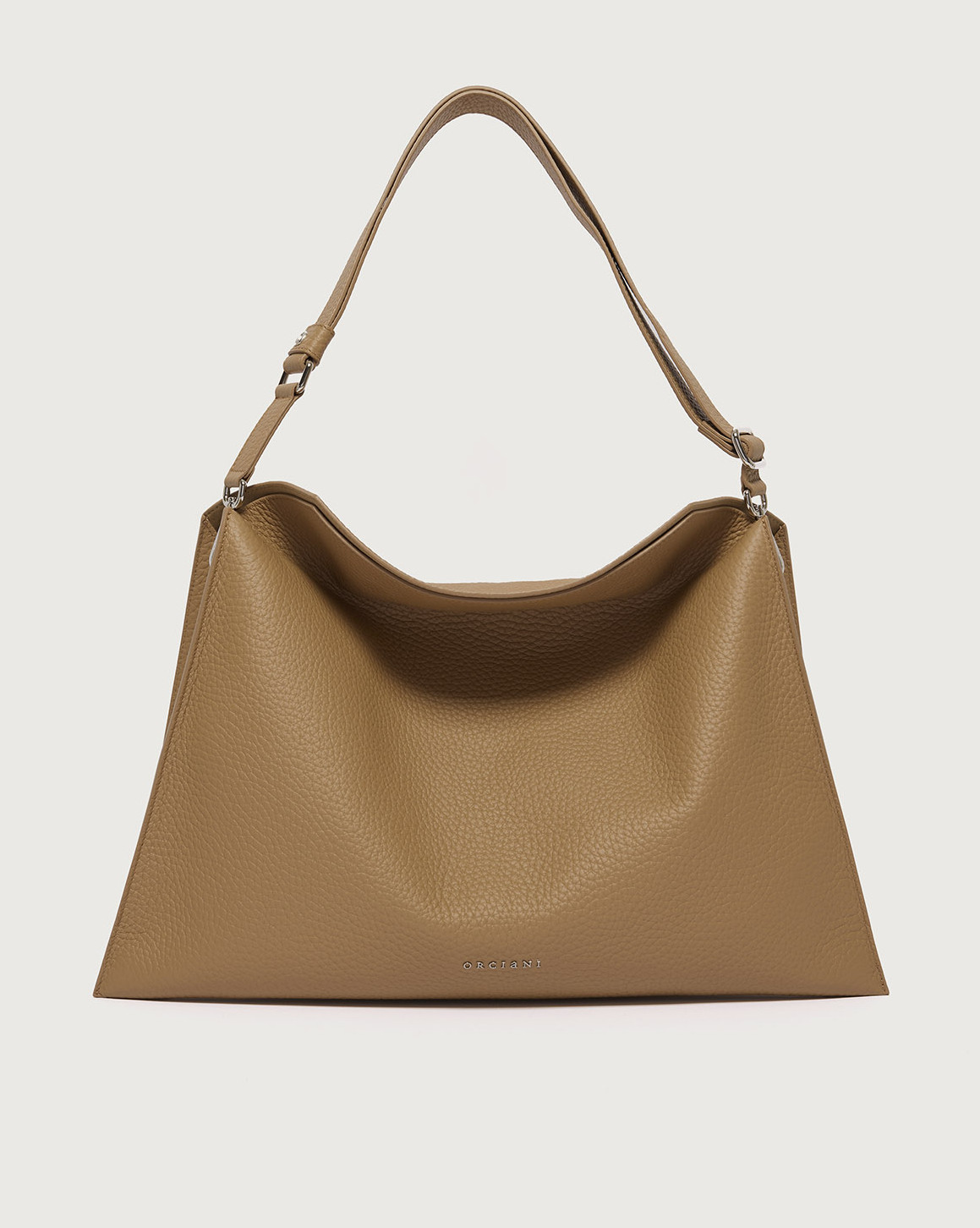 アンクレット ORCIANI Trinity Soft Large grainder leather shoulder bag. , color