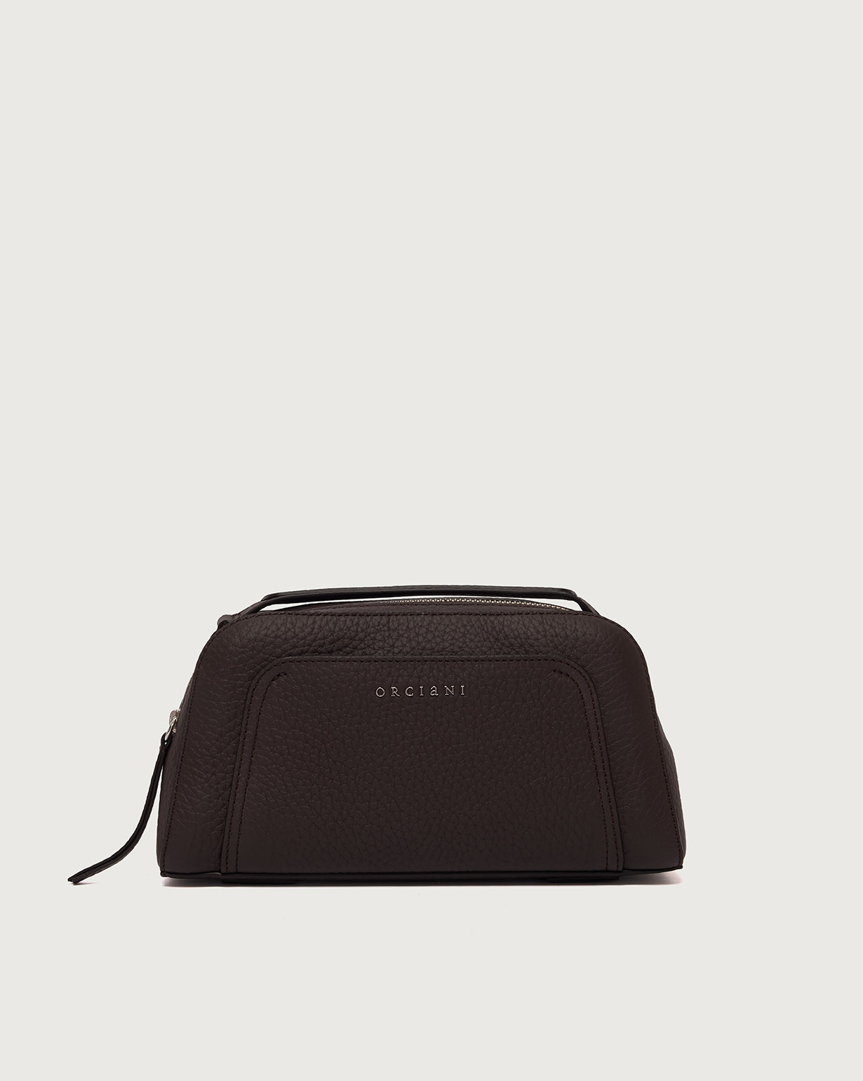 ORCIANI The Address 26 Soft leather handbag. , color Chocolate