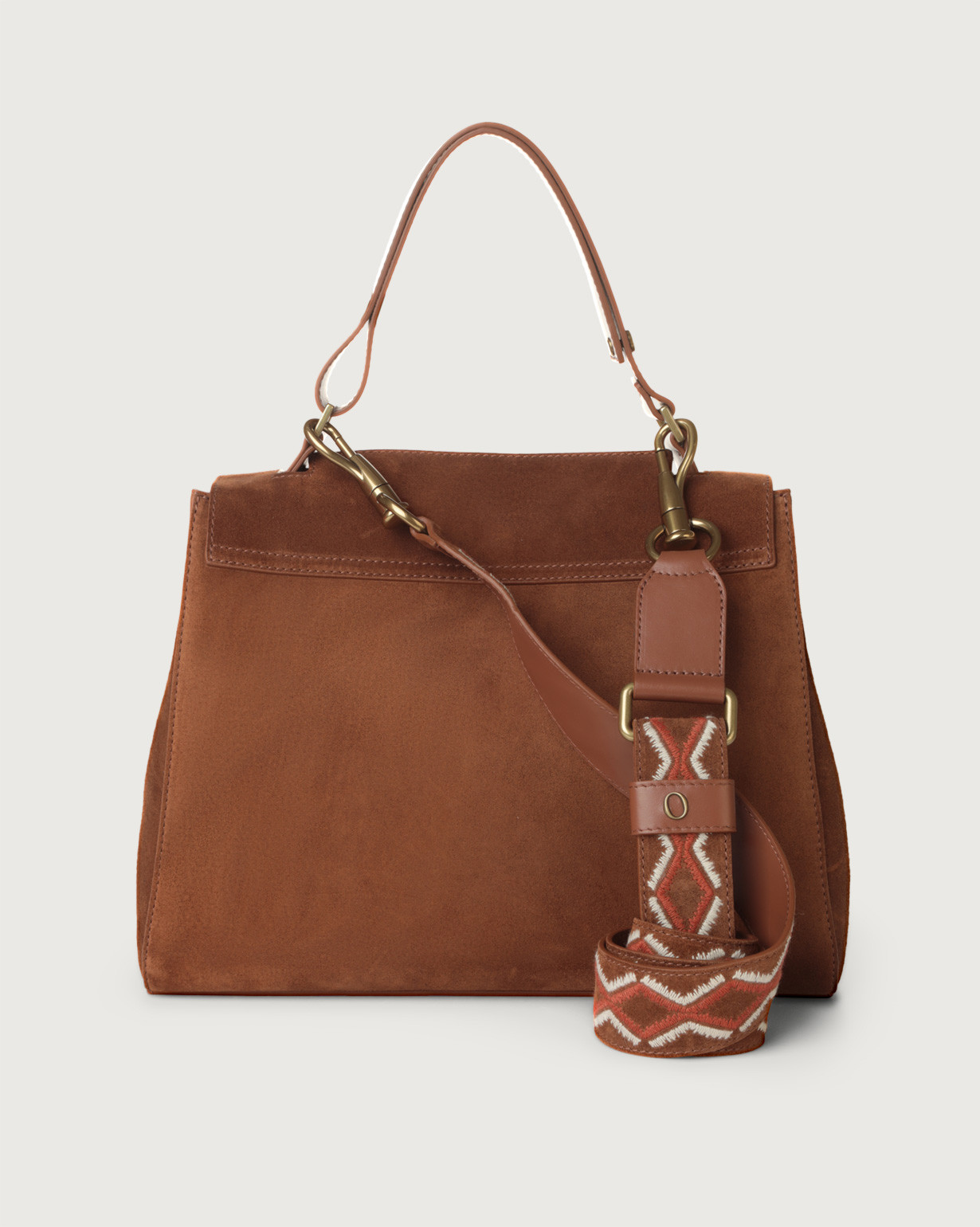 ハンドバッグ Orciani SVEVA HANDBAG ORCIANI Sveva Vanity Mini leather handbag with shoulder
