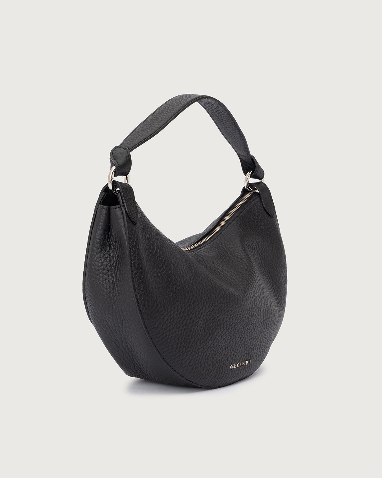 ORCIANI Dumpling Soft Midi leather shoulder bag with strap