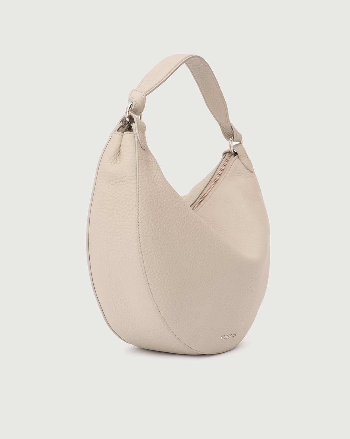 ORCIANI Dumpling Soft Large leather shoulder bag with strap