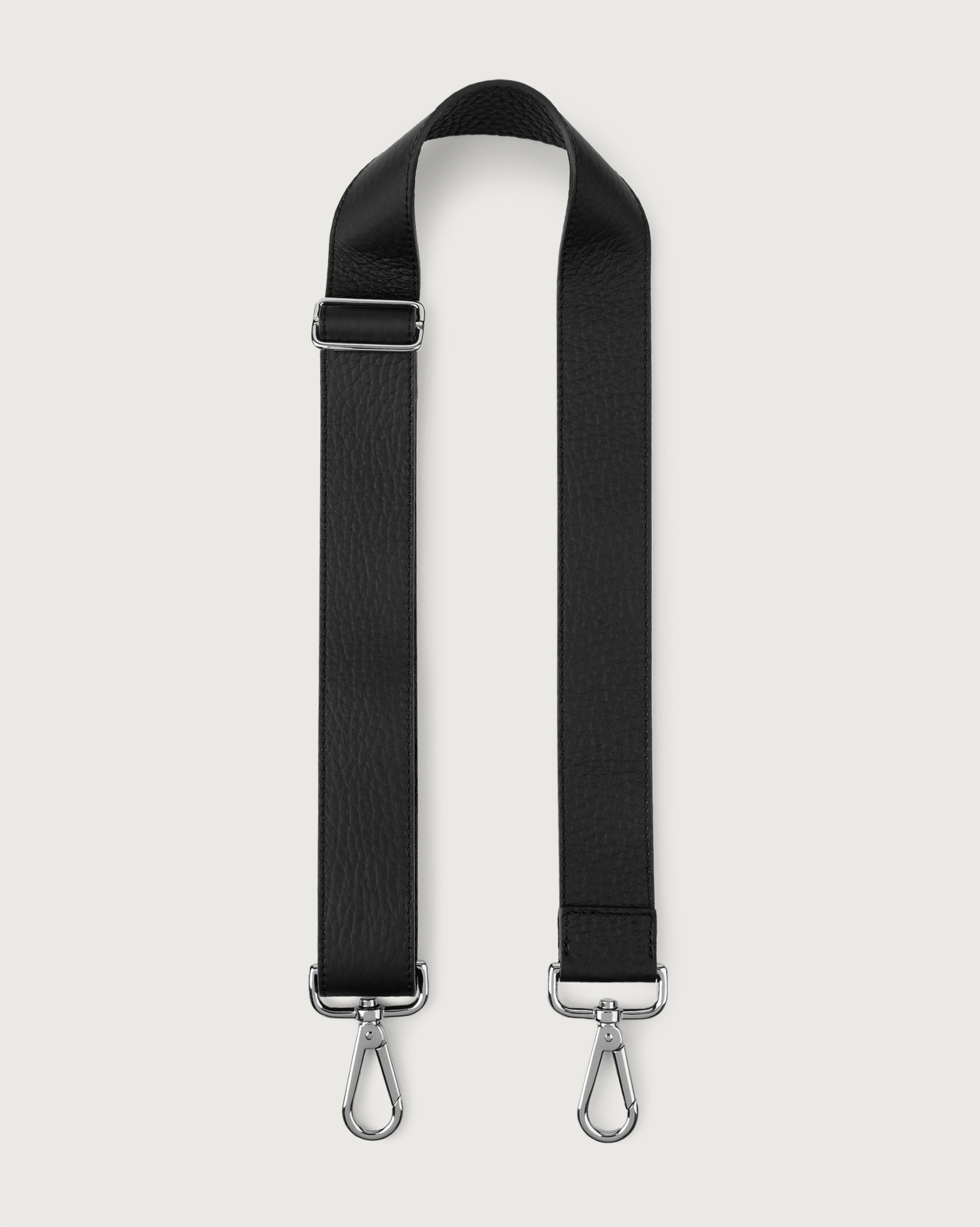 ORCIANI Soft adjustable leather strap. , color Black