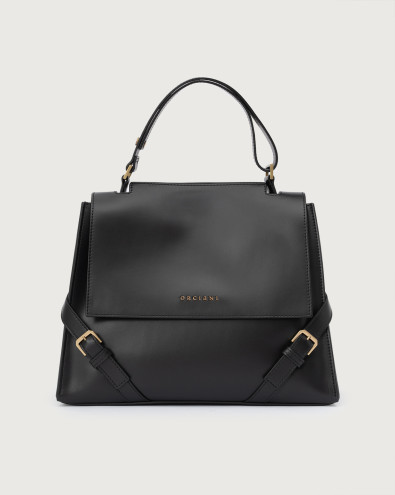 Sveva Couture Medium leather shoulder bag with shoulder strap